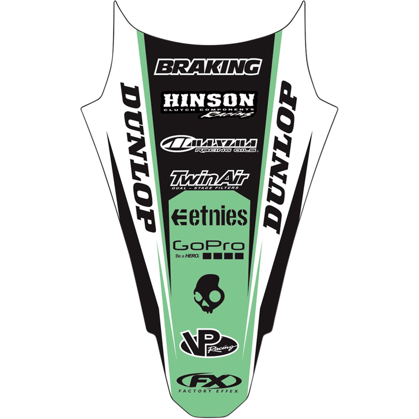 Factory Effex Rear Fender Graphic Fits Kawasaki 19-32122_384306