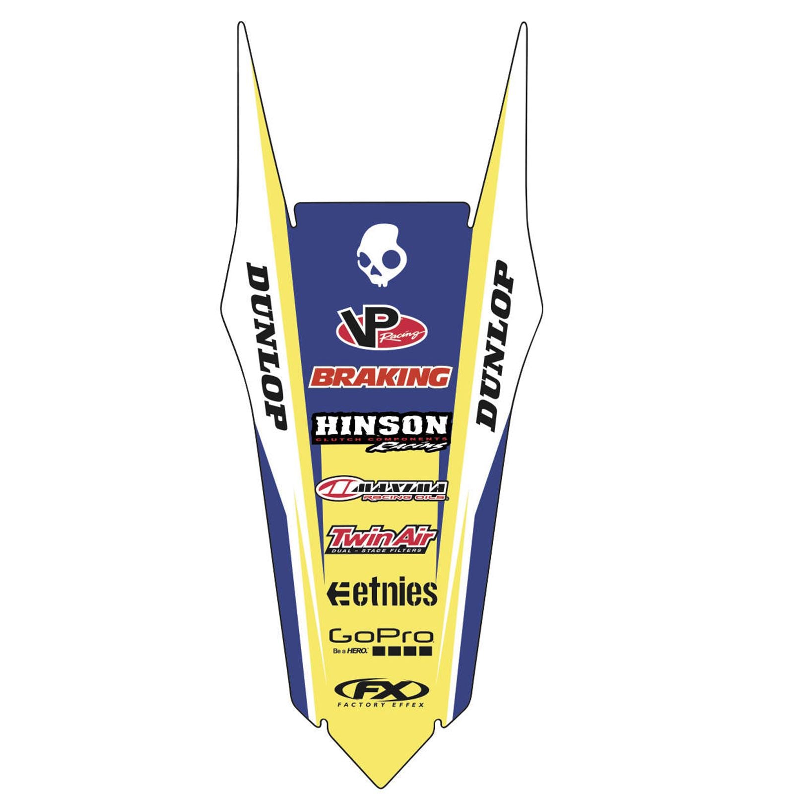 Factory Effex Rear Fender Graphic - Husqvarna 19-32630_84217