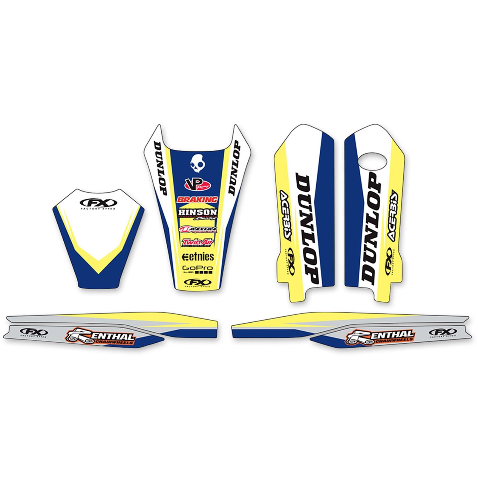 Factory Effex Trim Kit Graphic - Husqvarna 19-50630_384366