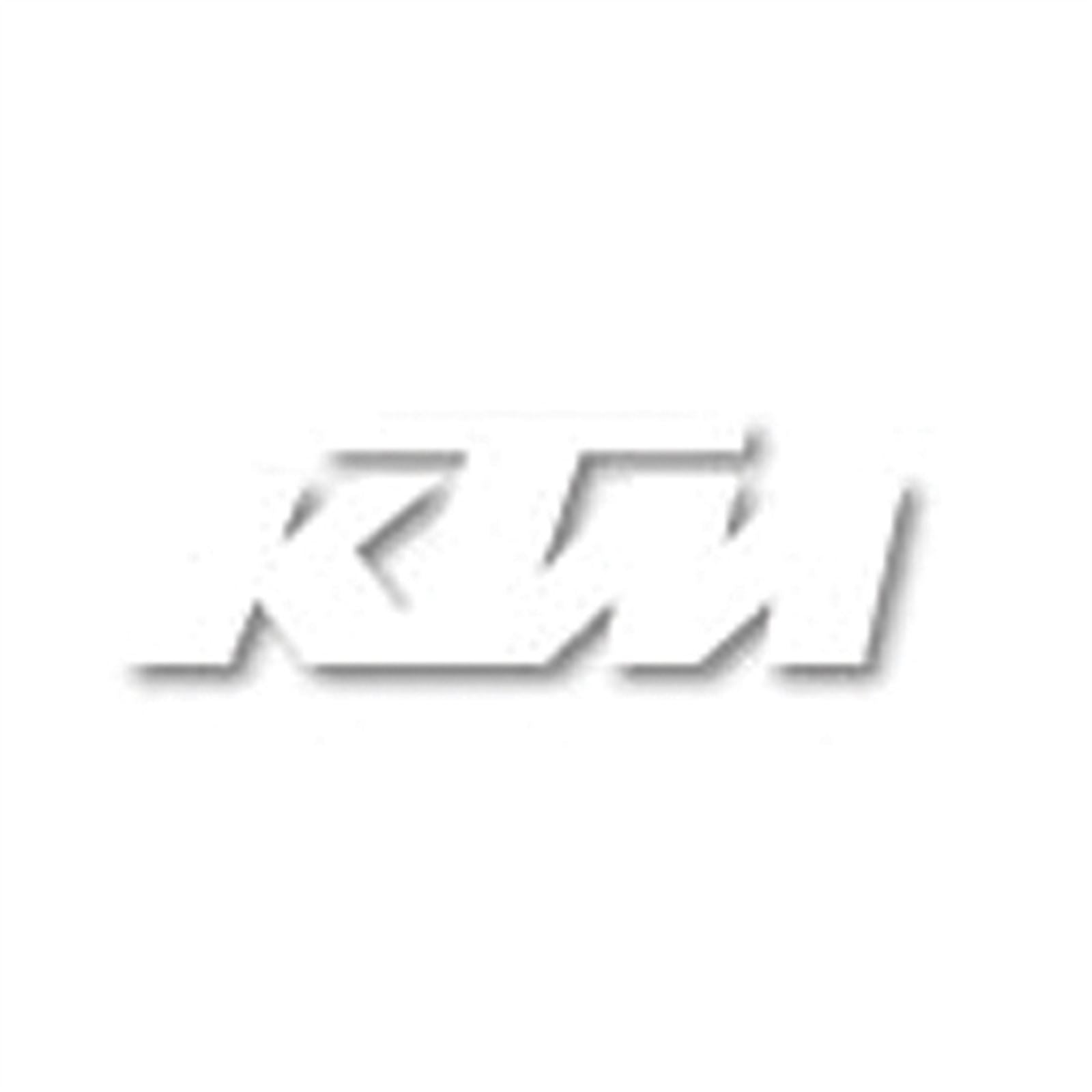 Factory Effex Die-Cut Decal - 1' for KTM White 19-94550_558964