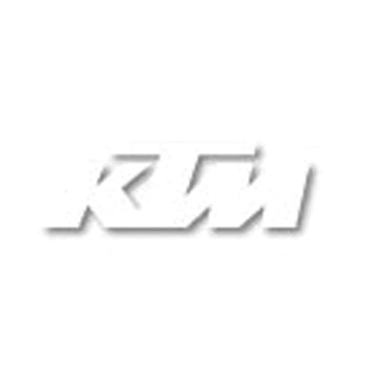 Factory Effex Die-Cut Decal - 1' for KTM White 19-94550_558964