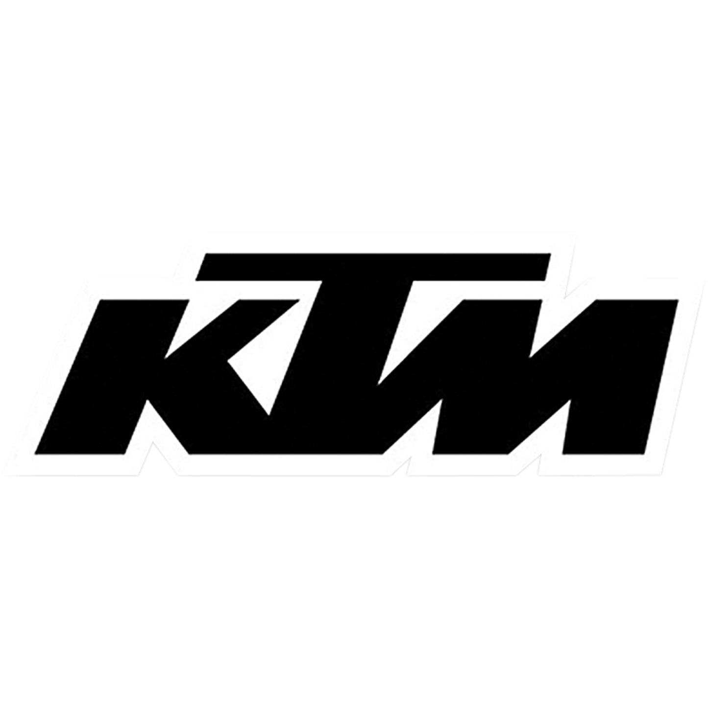 Factory Effex Die-Cut Decal - 1' for KTM Black 19-94552_384871