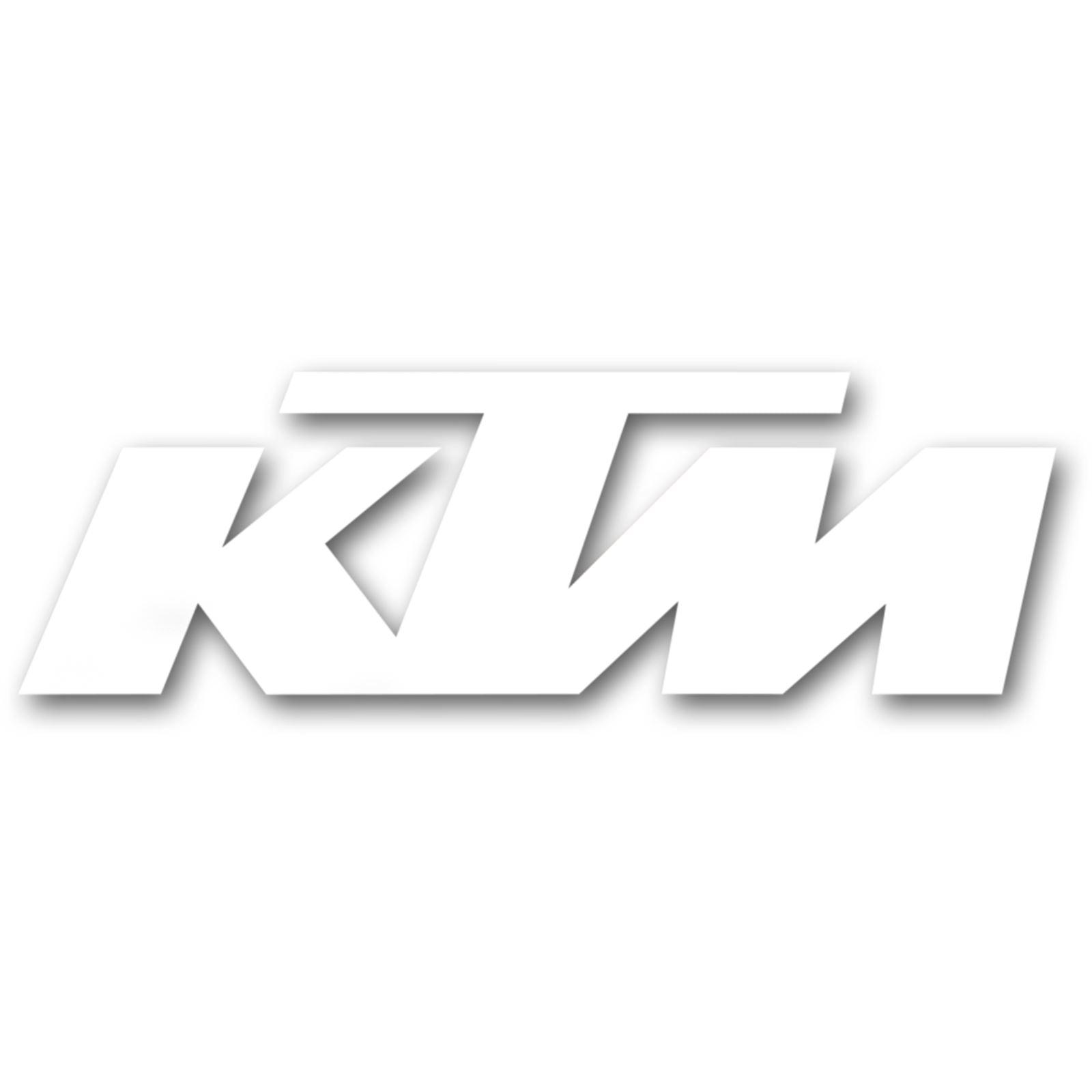 Factory Effex Die-Cut Decal - 3' for KTM White 19-94554_384872