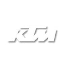 Factory Effex Die-Cut Decal - 3' for KTM White 19-94554_558966