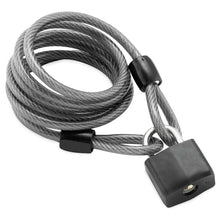 Bully Locks Padlock with Cable Black 4026_84249