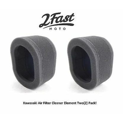 2FastMoto Air Filter Cleaner Element 2/Pack For Kawasaki VN 11013-1122 / 11013-1249_631724