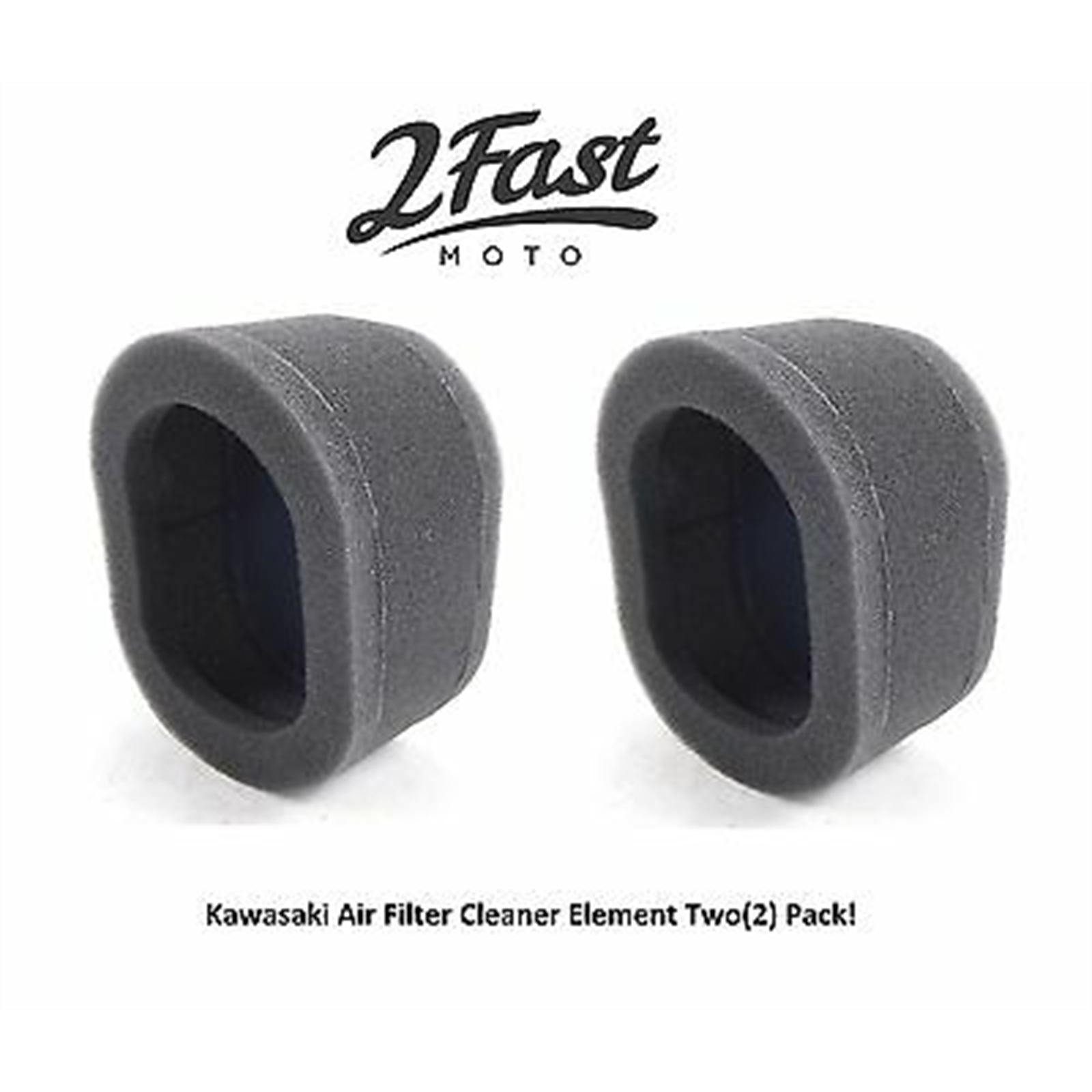 2FastMoto Air Filter Cleaner Element 2/Pack For Kawasaki VN 11013-1122 / 11013-1249_658039
