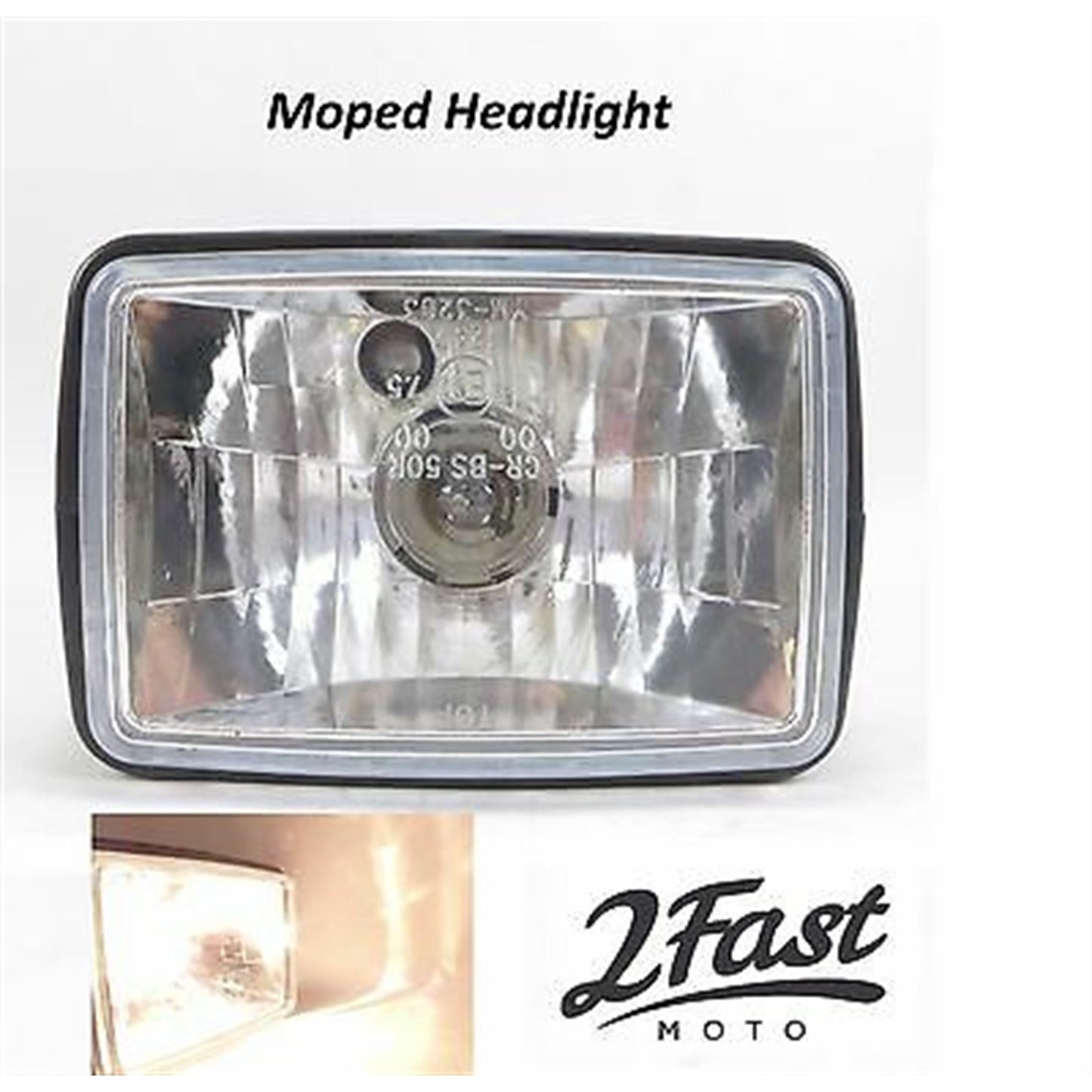2FastMoto Tomos Headlight Assembly With Spare Bulb For A35, A55 Colibri 2fm-41-292106235_655818