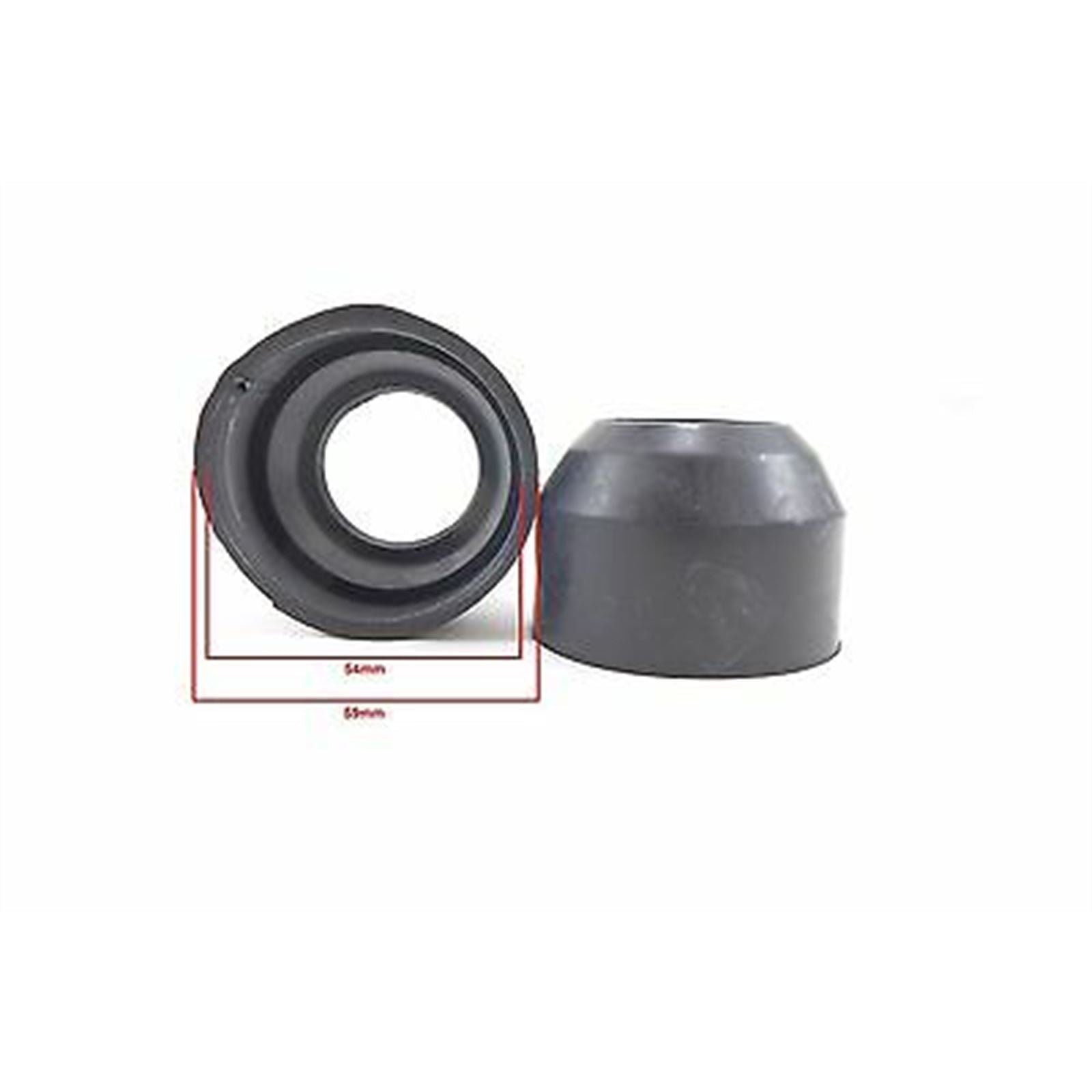 2FastMoto Front Fork Tube Dust Cover Seal Pair for Yamaha XS650D, XS650 [MPN: 1T3-23144-50]_647373