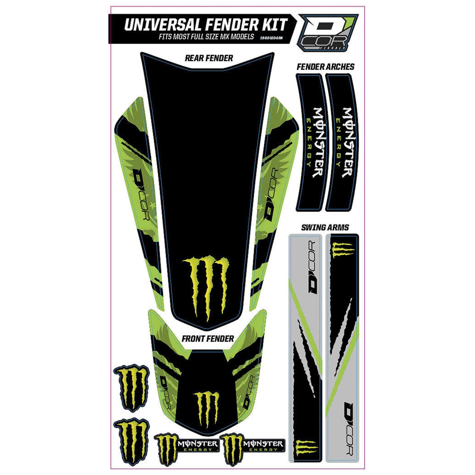D'Cor Universal Trim Kit - Green Monster [MPN: 15-20-101]_84395