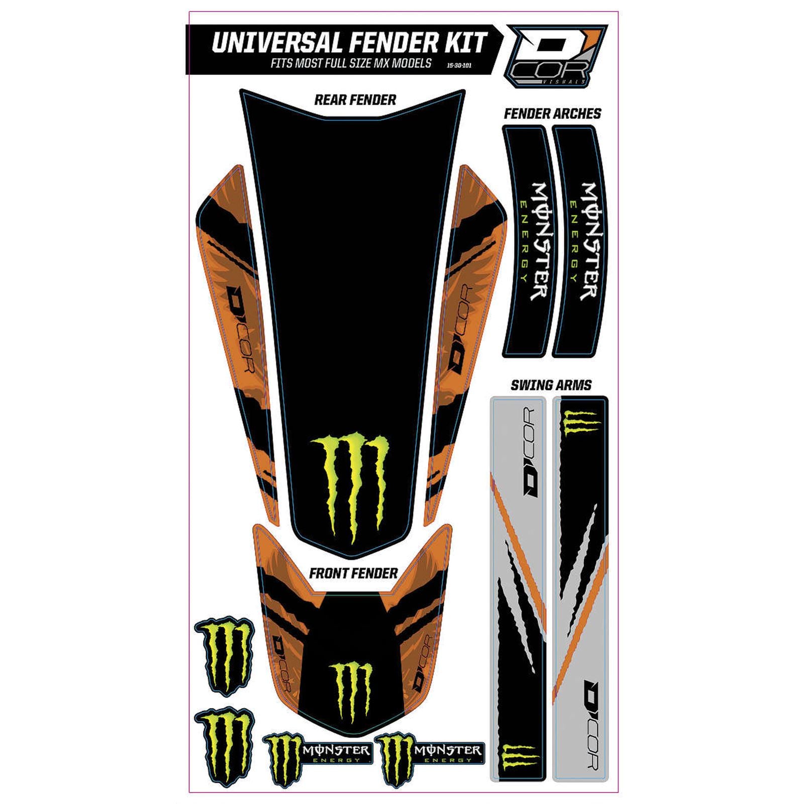 D'Cor Universal Trim Kit - Monster Orange [MPN: 15-30-101]_84397