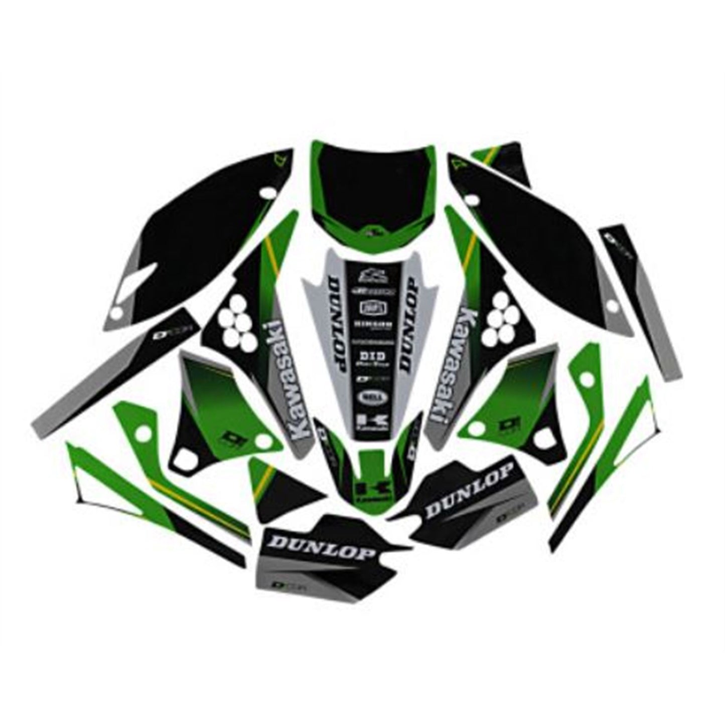 D'Cor Graphic Kit - COR 9 Fits Kawasaki [MPN: 20-20-231]_726785