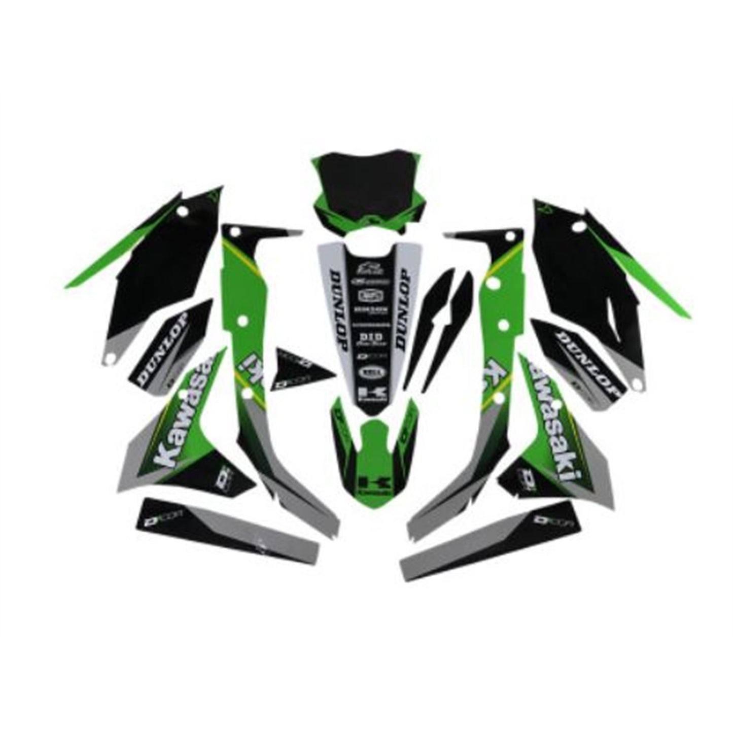 D'Cor Graphic Kit - COR 9 Fits Kawasaki [MPN: 20-20-233]_726787