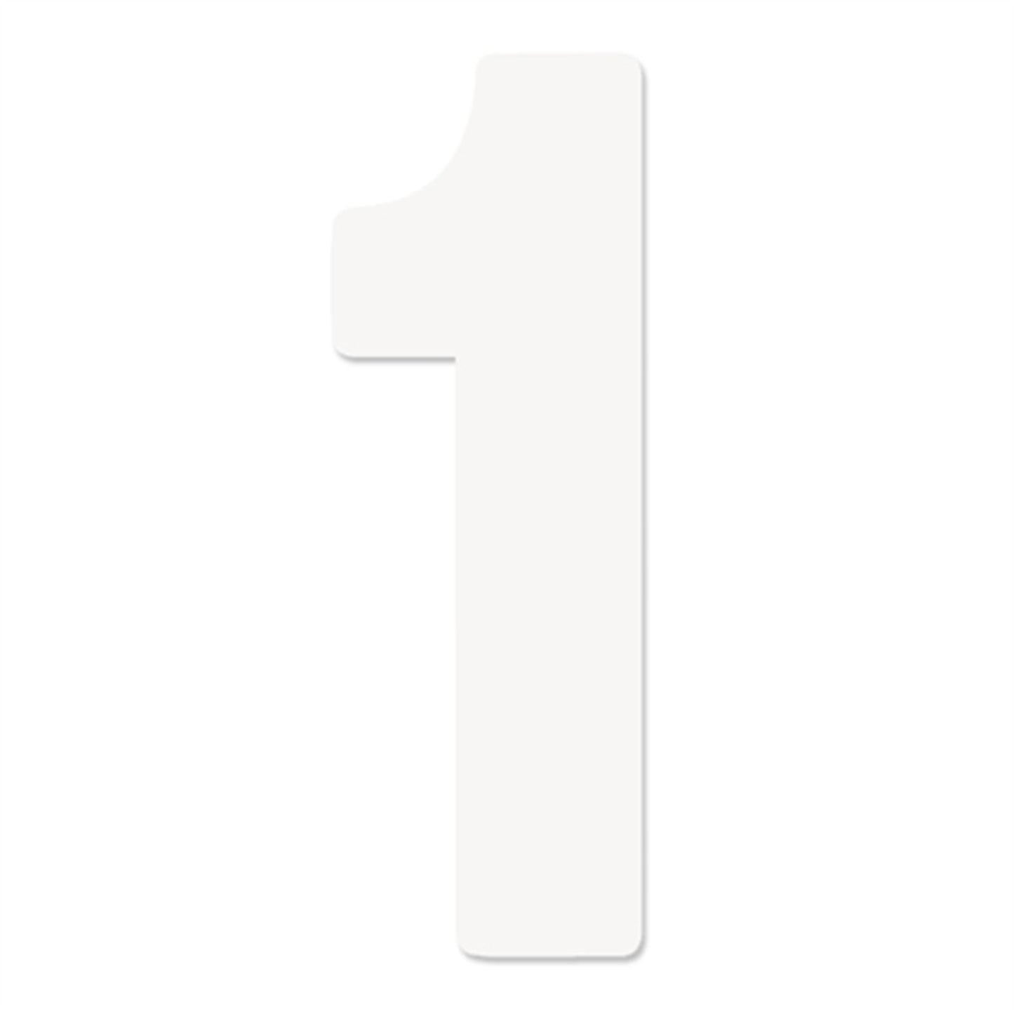 Factory Effex Pro Number 1 - White - 7" 02-4351_558987