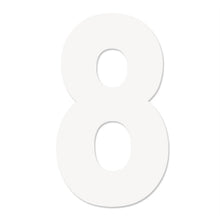 Factory Effex Pro Number 8 - White - 7" 02-4358_558994