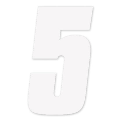 Factory Effex FX Factory Number 5 - White - 4" 08-90015_559032