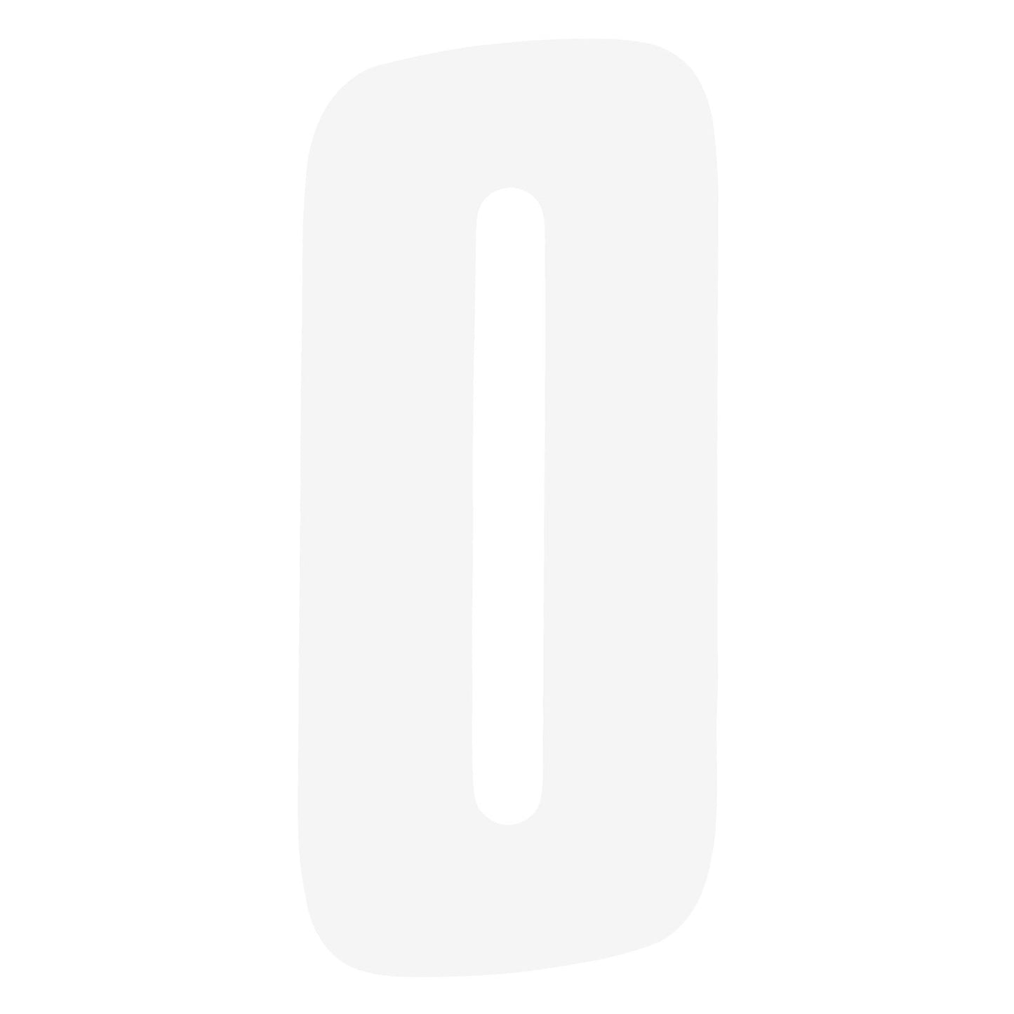 Factory Effex FX Factory Number 0 - White - 6" 08-90050_84449
