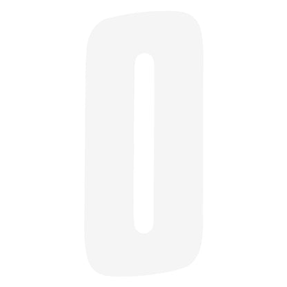 Factory Effex FX Factory Number 0 - White - 6" 08-90050_84449