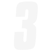 Factory Effex FX Factory Number 3 - White - 6" 08-90053_84452