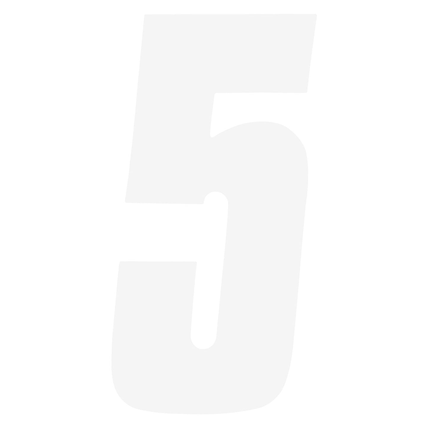 Factory Effex FX Factory Number 5 - White - 6" 08-90055_84454