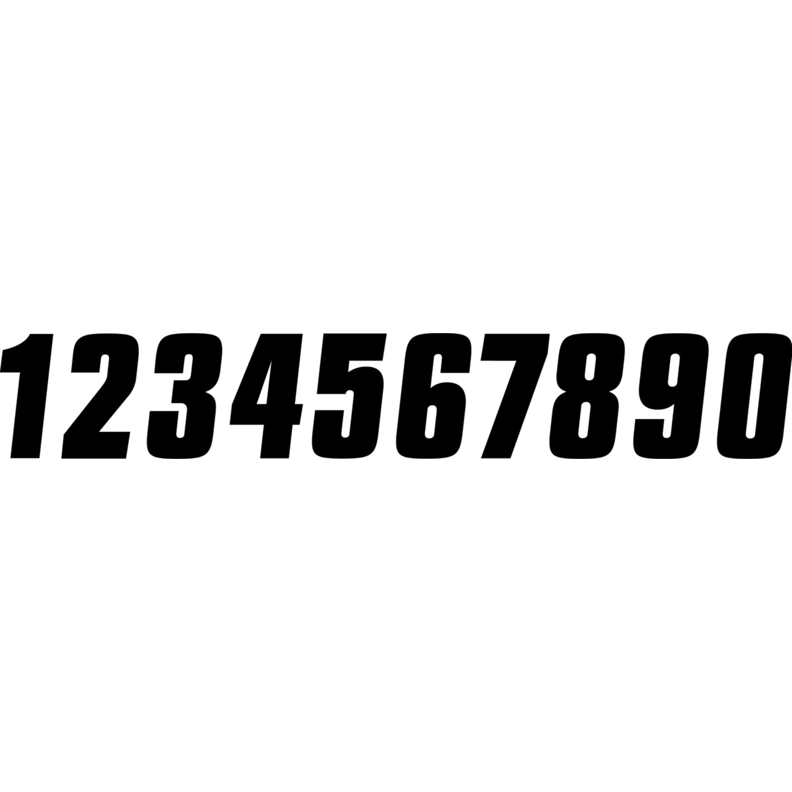 Factory Effex FX Factory Number 8 - White - 6" 08-90058_384743