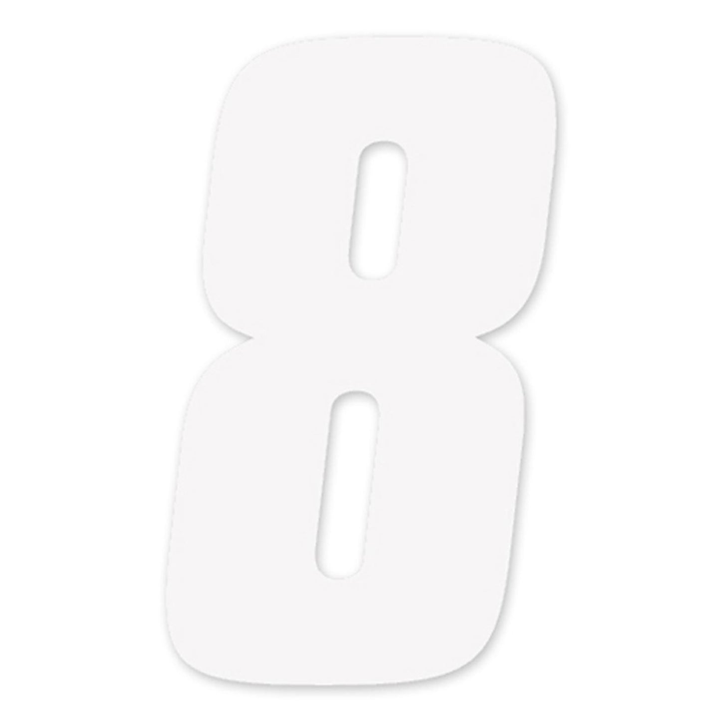 Factory Effex FX Factory Number 8 - White - 6" 08-90058_559056