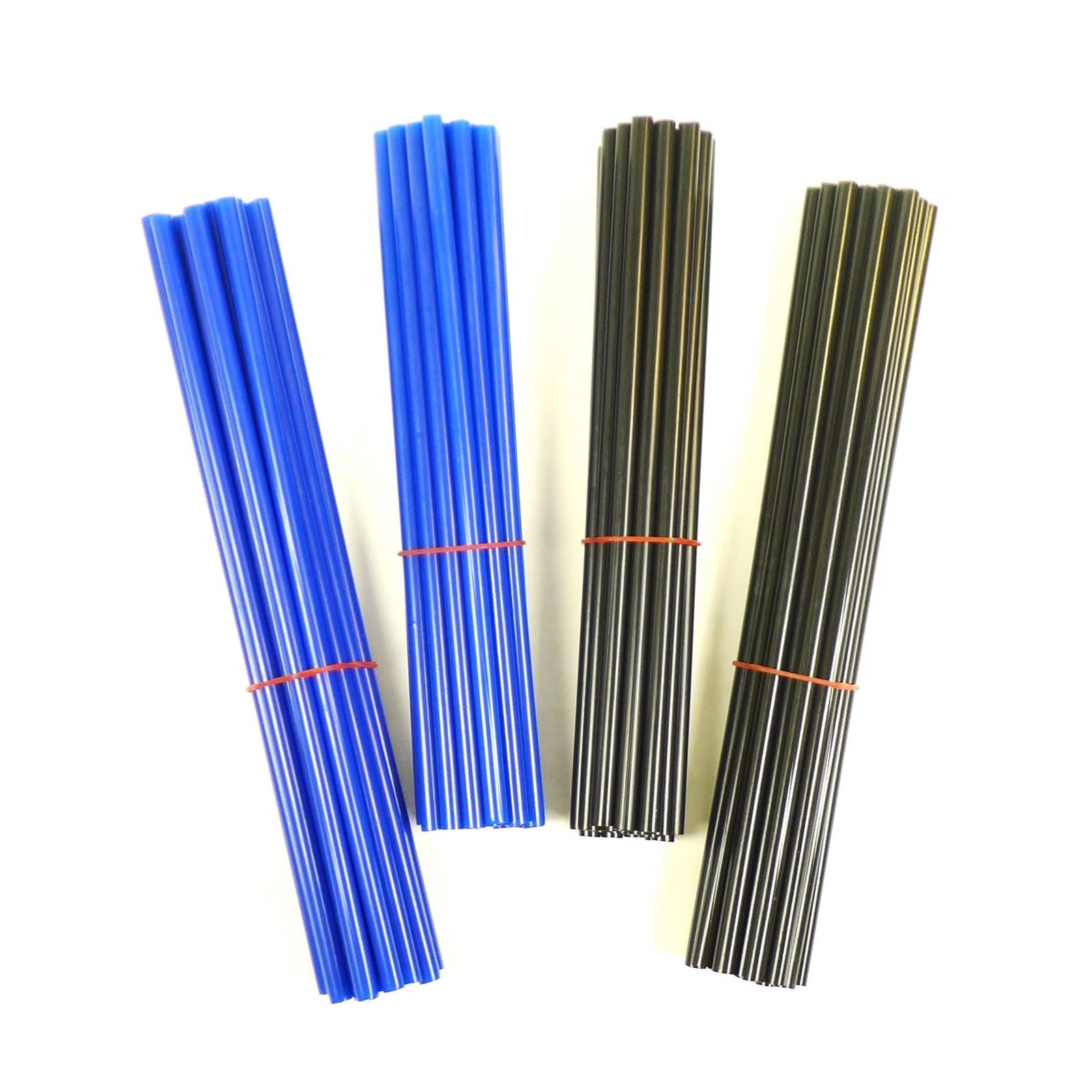 2FastMoto 78pcs Wheel Spoke Skin Cover Wrap Kit for MX Dirt Bike - Blue/Black 20-bb10_1770865