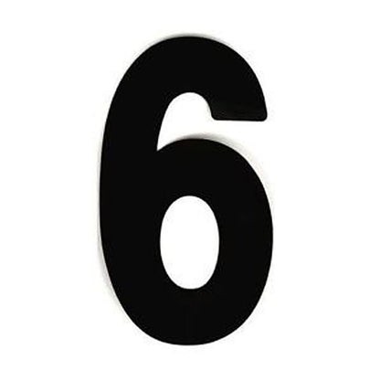 Factory Effex FX Number 6 - Black - 6" 02-4456_559085