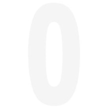 Factory Effex FX Number 0 - White - 6" 02-4460_84473