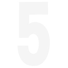 Factory Effex FX Number 5 - White - 6" 02-4465_84478