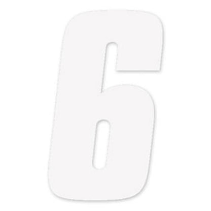 Factory Effex FX Number 6 - White - 6" 02-4466_559095