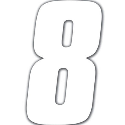 Factory Effex FX Number 8 - White - 6" 02-4468_559097