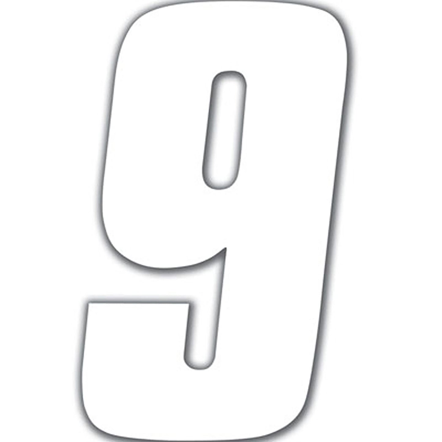 Factory Effex FX Number 9 - White - 6" 02-4469_559098
