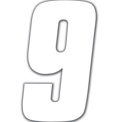 Factory Effex FX Number 9 - White - 6" 02-4469_559098