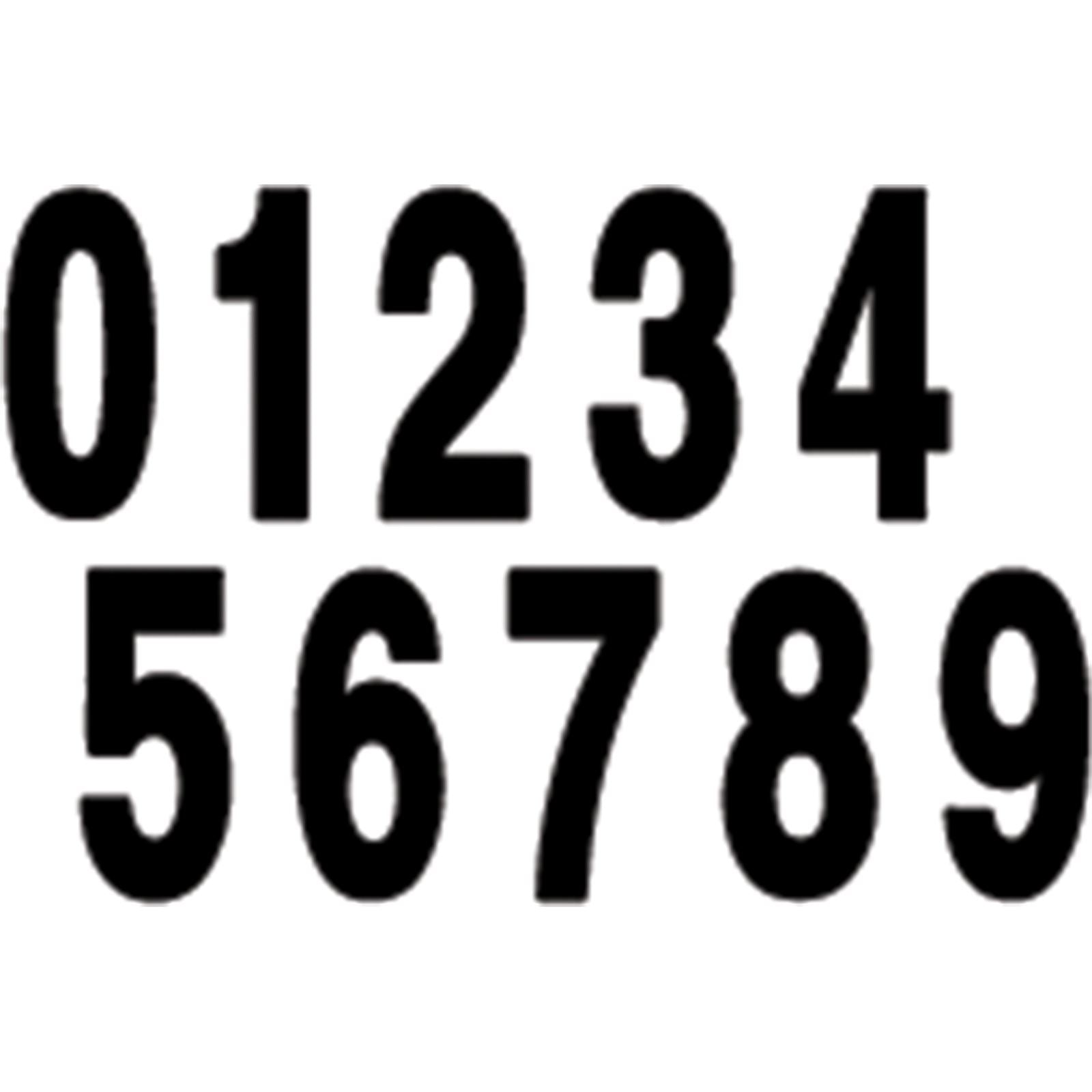 Factory Effex FX Number 0 - Black - 8" 02-4470_384968