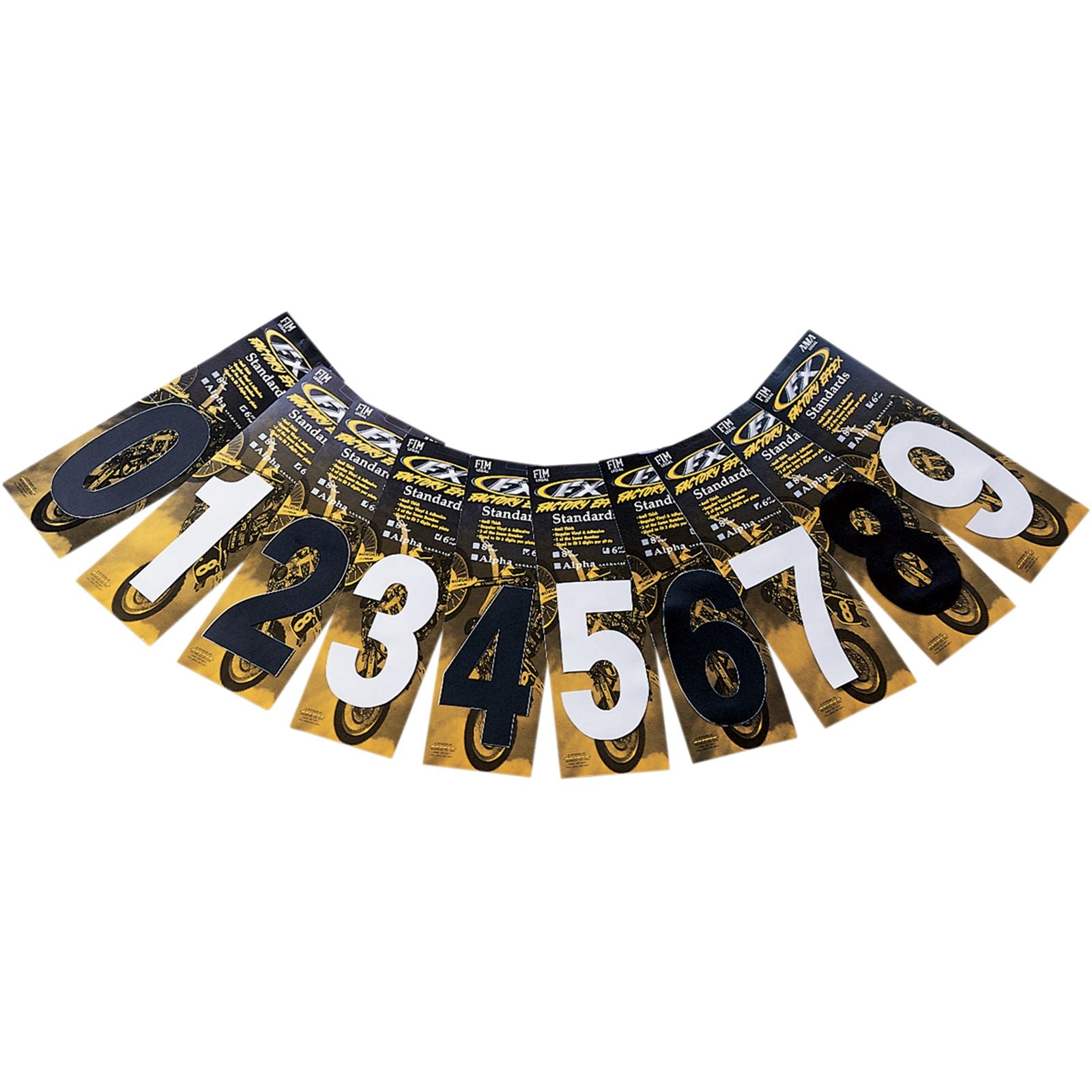 Factory Effex FX Number 5 - Black - 8" 02-4475_384973