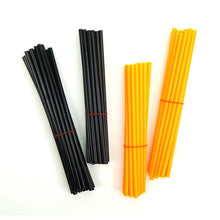2FastMoto 76pcs Wheel Spoke Skin Cover Wrap Kit for MX Dirt Bikes - Orange/Black 20-OB30_1770860