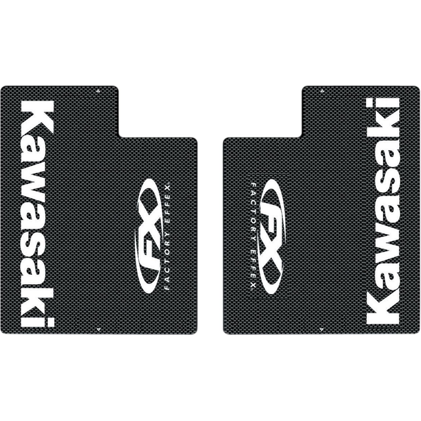 Factory Effex Carbon Fiber Fork Shield Fits Kawasaki 06-38124_384822