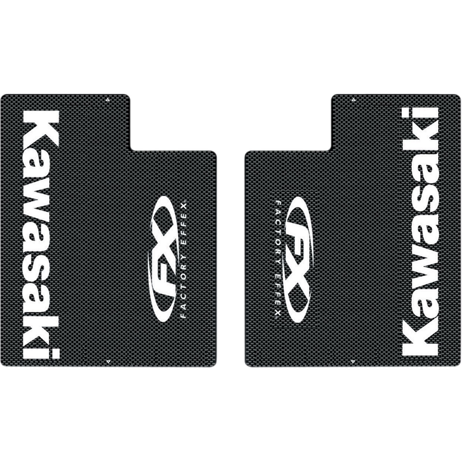 Factory Effex Carbon Fiber Fork Shield Fits Kawasaki 06-38124_384822