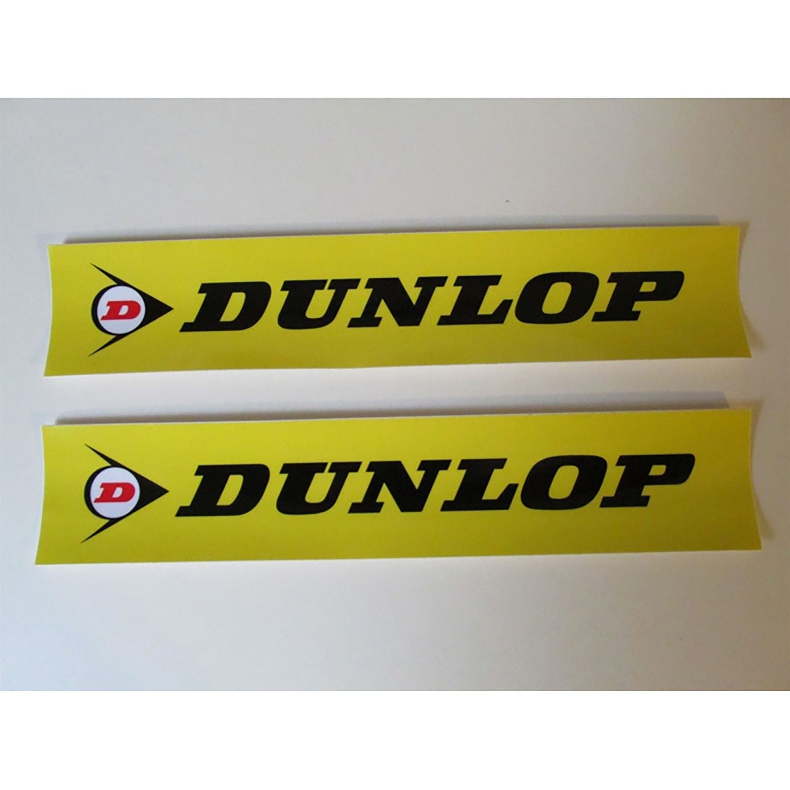 Factory Effex Logo Decals - Dunlop - Yellow - 5/Pack 04-2669_559141