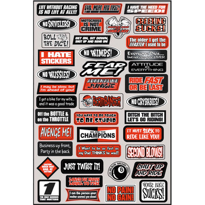 Factory Effex Decal Kit - Fun Phrases 07-68012_384814
