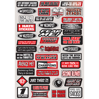 Factory Effex Decal Kit - Fun Phrases 07-68012_559163