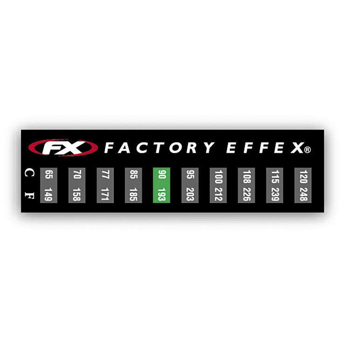 Factory Effex Temperature Sticker 08-90225_84615