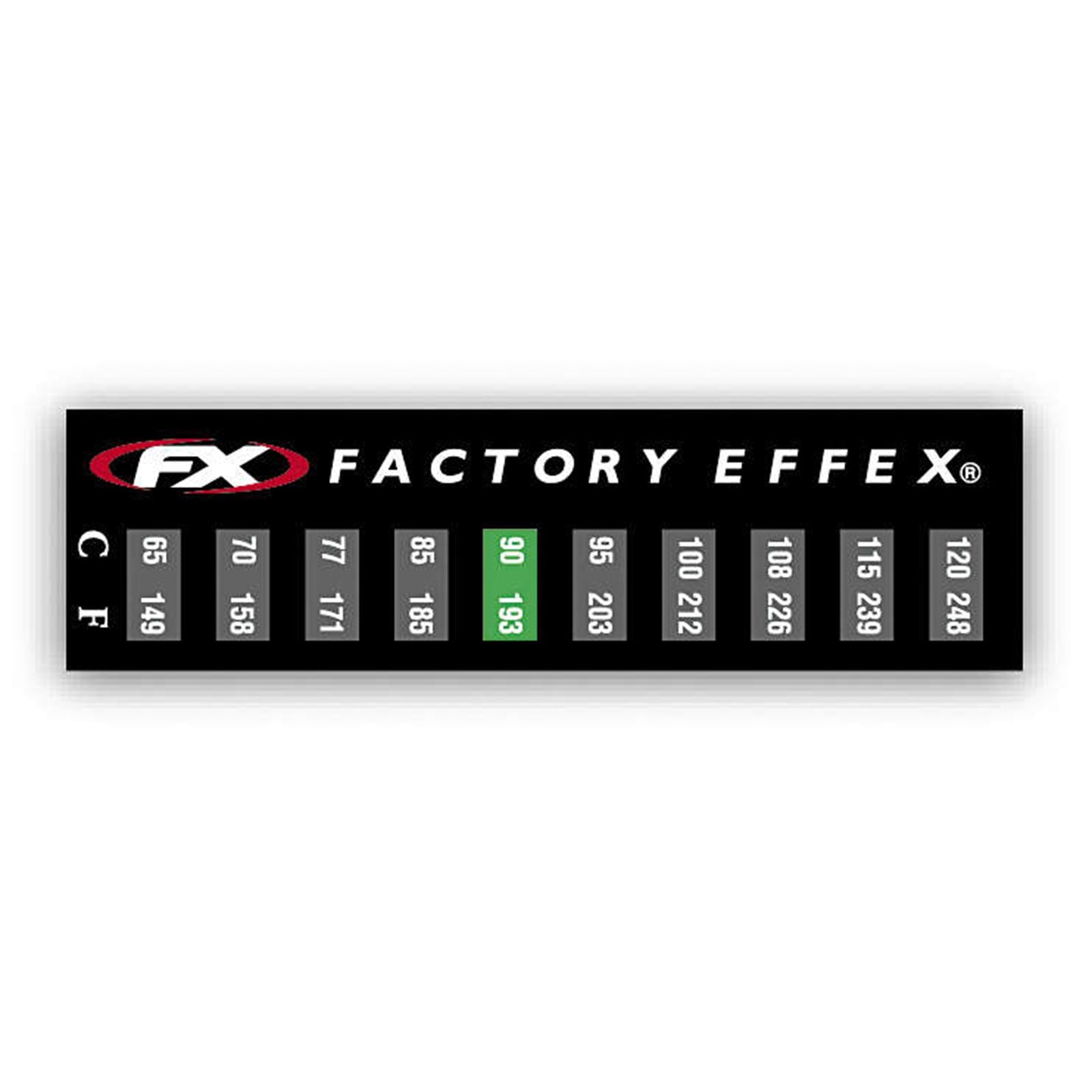 Factory Effex Temperature Sticker 08-90225_84615