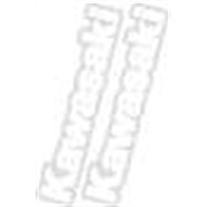 Factory Effex Fork/Swingarm Decal - Kawasaki - White 09-44112_84624