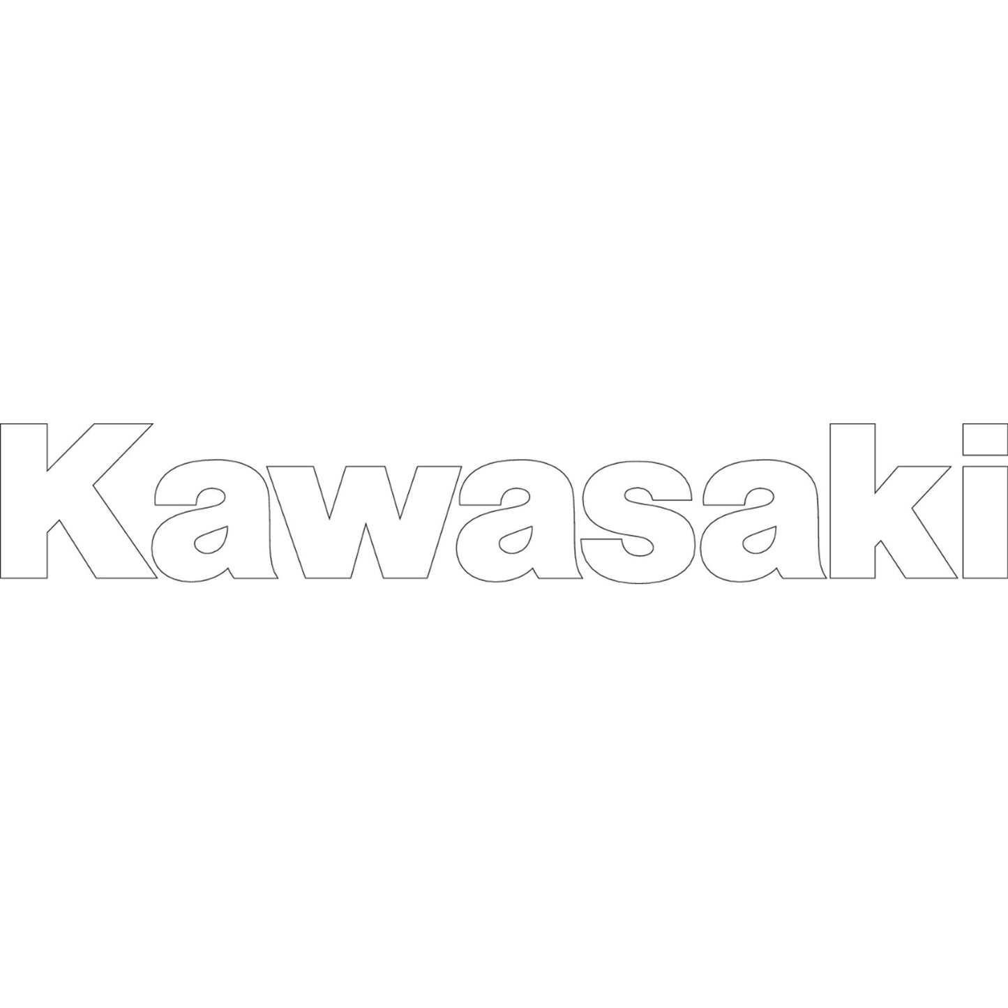 Factory Effex Fits Kawasaki Decal - White - 3' 09-94130_384268