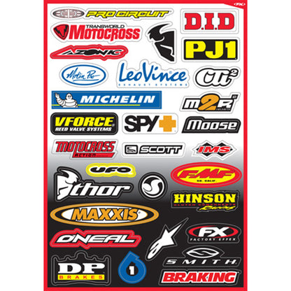 Factory Effex Decal Kit - Sponsor B 10-68002_559206