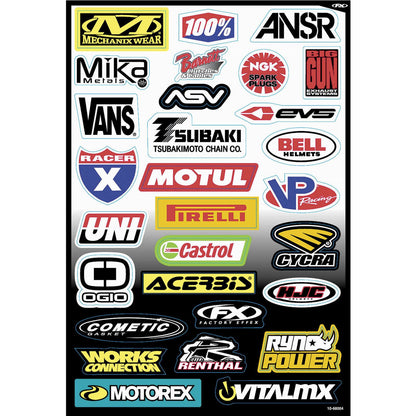 Factory Effex Decal Kit - Sponsor C 10-68004_84654