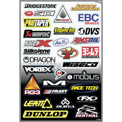 Factory Effex Decal Kit - Sponsor D 10-68006_84655