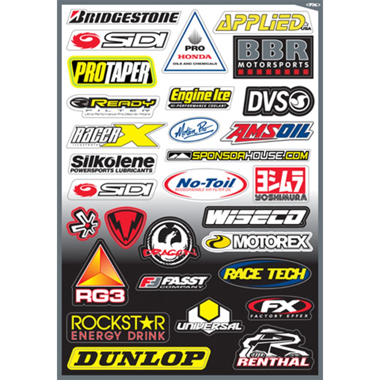 Factory Effex Decal Kit - Sponsor D 10-68006_559208